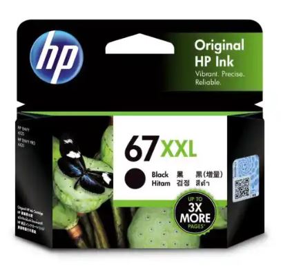 1 x Genuine HP 67XXL Black Ink Cartridge 3YM59AA