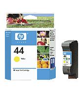 1 x Genuine HP 44 Yellow Ink Cartridge 51644YA