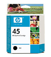 1 x Genuine HP 45 Black Ink Cartridge 51645AA