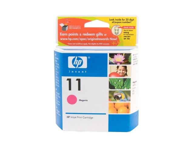 1 x Genuine HP 11 Magenta Ink Cartridge C4837AA