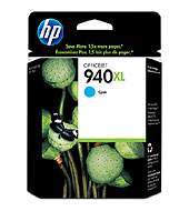 1 x Genuine HP 940XL Cyan Ink Cartridge C4907AA