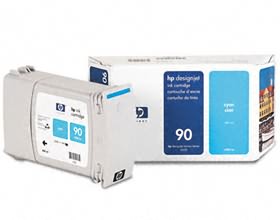 1 x Genuine HP 90XL Cyan Ink Cartridge C5061A