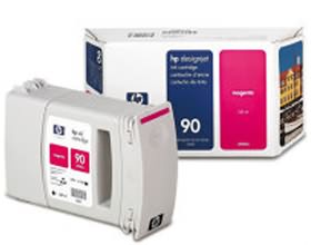 1 x Genuine HP 90 Magenta Ink Cartridge C5062A