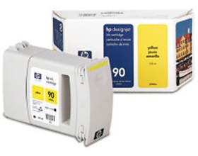 1 x Genuine HP 90 Yellow Ink Cartridge C5064A