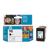 1 x Genuine HP 98 Black Ink Cartridge C9364WA