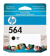 1 x Genuine HP 564 Black Ink Cartridge CB316WA