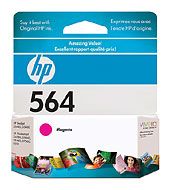 1 x Genuine HP 564 Magenta Ink Cartridge CB319WA