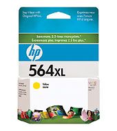 1 x Genuine HP 564XL Yellow Ink Cartridge CB325WA