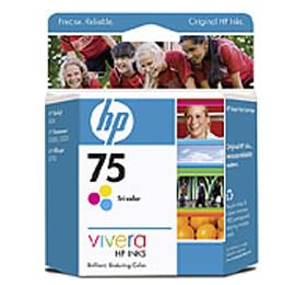 1 x Genuine HP 75 Colour Ink Cartridge CB337WA