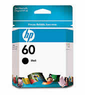 1 x Genuine HP 60 Black Ink Cartridge CC640WA