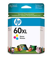 1 x Genuine HP 60XL Colour Ink Cartridge CC644WA