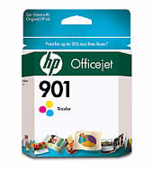 1 x Genuine HP 901 Colour Ink Cartridge CC656AA