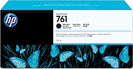 1 x Genuine HP 761 Matte Black Ink Cartridge CM997A