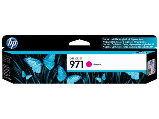 1 x Genuine HP 971 Magenta Ink Cartridge CN623AA