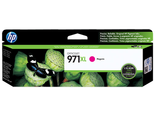 1 x Genuine HP 971XL Magenta Ink Cartridge CN627AA