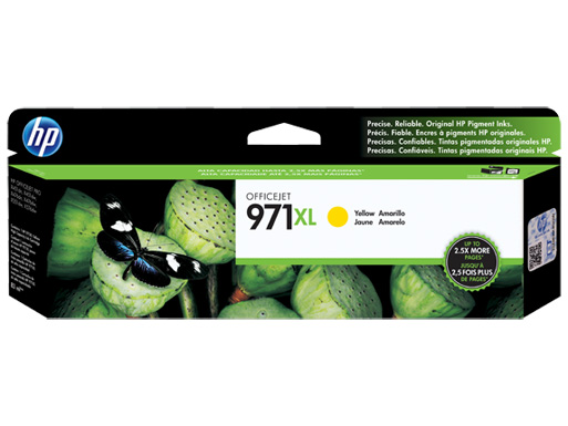 1 x Genuine HP 971XL Yellow Ink Cartridge CN628AA