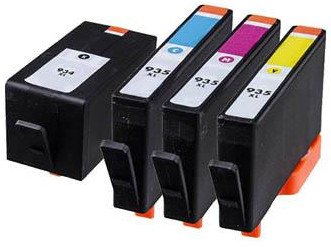 4 Pack Compatible HP 934XL 935XL Ink Cartridge Set (1BK,1C,1M,1Y) C2P23AA C2P24AA C2P25AA C2P26AA