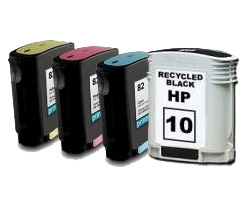 4 Pack Compatible HP 10 & 82 Ink Cartridge Set (1BK,1C,1M,1Y) C4844AA C4911A C4912A C4913A