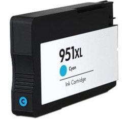 1 x Compatible HP 951XL Cyan Ink Cartridge CN046AA