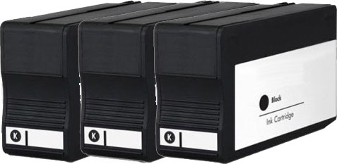 3 x Compatible HP 932XL Black Ink Cartridge CN053AA