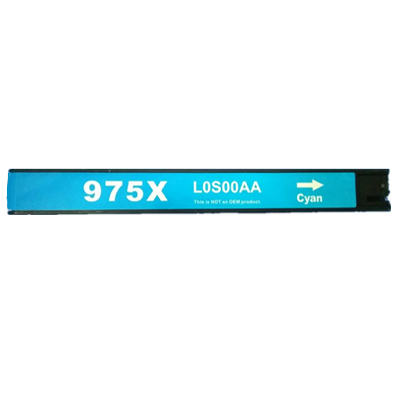 1 x Compatible HP 975X Cyan Ink Cartridge L0S00AA