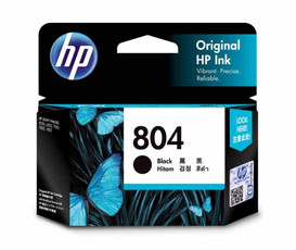 1 x Genuine HP 804 Black Ink Cartridge T6N10AA