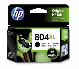 1 x Genuine HP 804XL Black Ink Cartridge T6N12AA