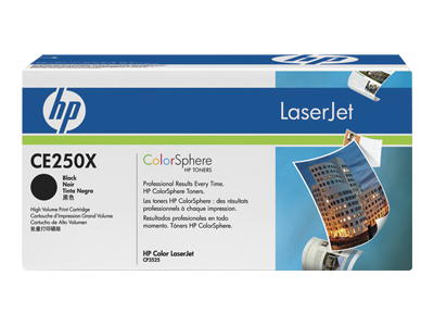 1 x Genuine HP CE250X Black Toner Cartridge 504X