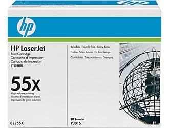 1 x Genuine HP CE255X Toner Cartridge 55X