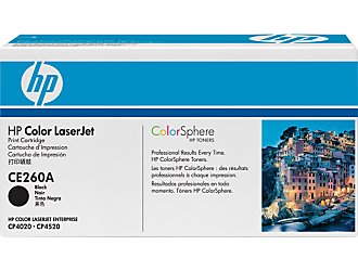 1 x Genuine HP CE260A Black Toner Cartridge 647A
