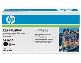 1 x Genuine HP CE264X Black Toner Cartridge 646X