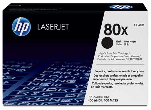 1 x Genuine HP CF280X Toner Cartridge 80X