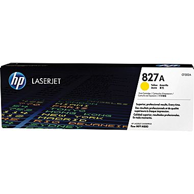 1 x Genuine HP CF302A Yellow Toner Cartridge 827A