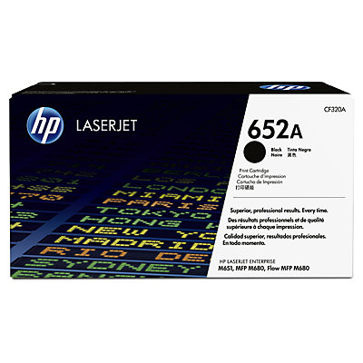 1 x Genuine HP CF320A Black Toner Cartridge 652A