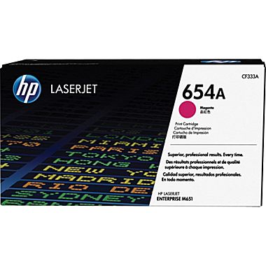 1 x Genuine HP CF333A Magenta Toner Cartridge 654A