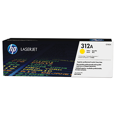 1 x Genuine HP CF382A Yellow Toner Cartridge 312A
