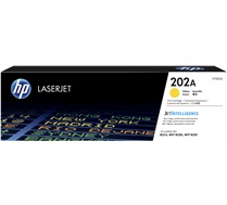 1 x Genuine HP CF502A Yellow Toner Cartridge 202A