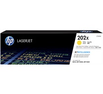 1 x Genuine HP CF502X Yellow Toner Cartridge 202X