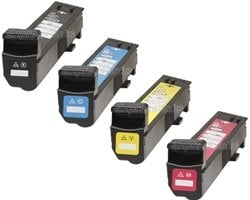 4 Pack Compatible HP CB380A CB381A CB382A CB383A Toner Cartridge Set 823A