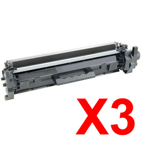 3 x Compatible HP CF217A Toner Cartridge 17A