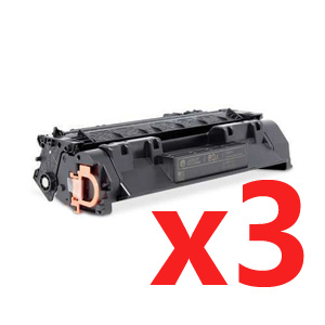 3 x Compatible HP CF280A Toner Cartridge 80A
