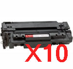 10 x Compatible HP Q7551X Toner Cartridge 51X