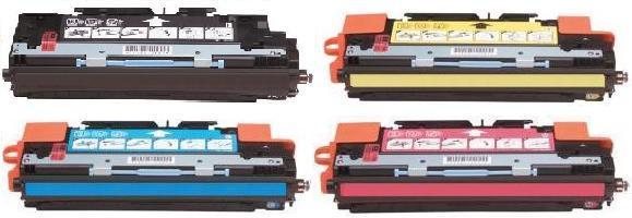 4 Pack Compatible HP Q6470A Q7581A Q7582A Q7583A Toner Cartridge Set 501A 503A