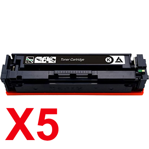 5 x Compatible HP W2110X Black Toner Cartridge 206X