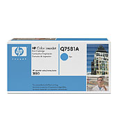 1 x Genuine HP Q7581A Cyan Toner Cartridge 503A