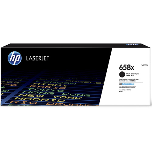 1 x Genuine HP W2000X Black Toner Cartridge 658X