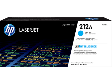 1 x Genuine HP W2121A Cyan Toner Cartridge 212A