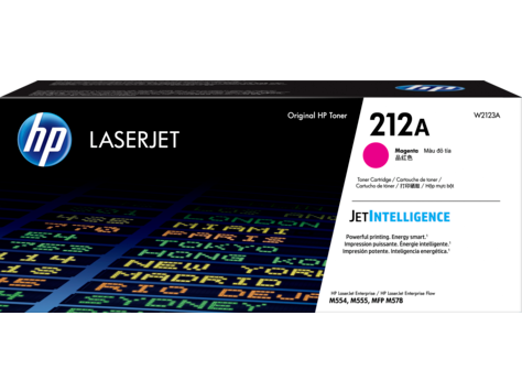 1 x Genuine HP W2123A Magenta Toner Cartridge 212A