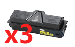 3 x Non-Genuine TK-1144 Toner Cartridge for Kyocera FS-1035MFP FS-1135MFP