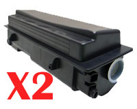 2 x Non-Genuine TK-144 Toner Cartridge for Kyocera FS-1100 FS1100